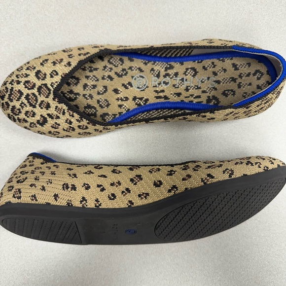 Rothy The Flat.  Discontinued color. Leopard print. - Picture 2 of 3